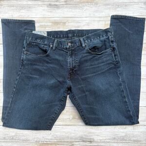 Polo Ralph Lauren Jeans 36 x 32 Dark Wash Sullivan Slim Casual Preppy Faded